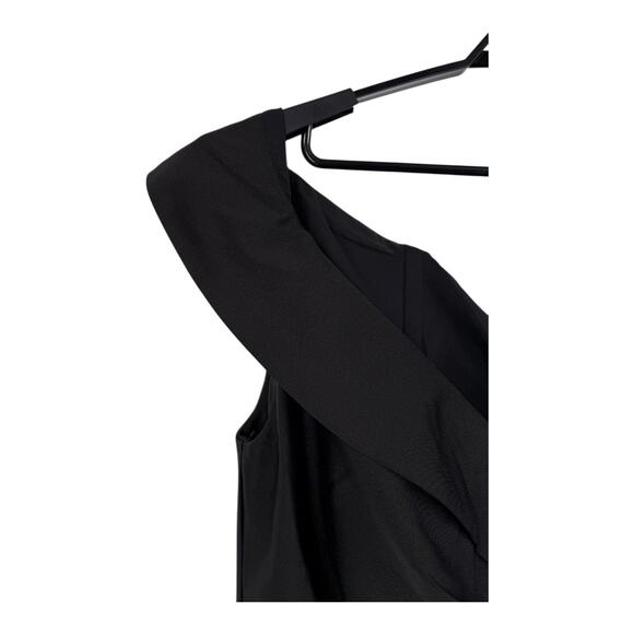 La Femme dress column gown black off the shoulder size 16 - Picture 3 of 7